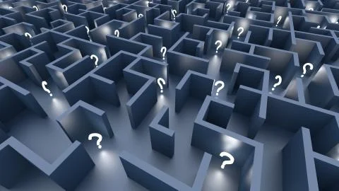 Endless maze Stock-Fotos
