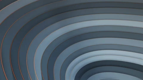 Endless Modern Animation With Grayscale Abstract Curved Lines Motion Design Stock Footage 147246500