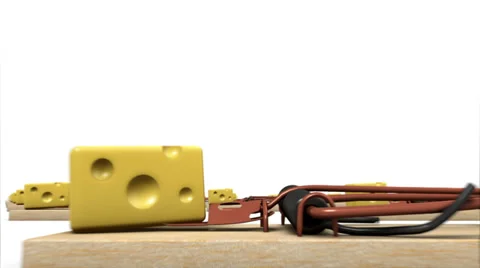 Endless Mouse Traps low angle loop  Stock Footage 32628939