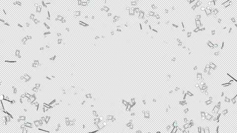 Endless Musical Notes Animation 스톡 동영상 332327032