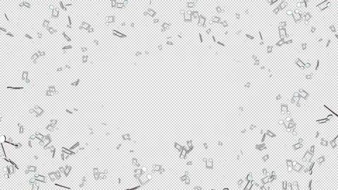 Endless Musical Notes Animation 库存影片 332328957