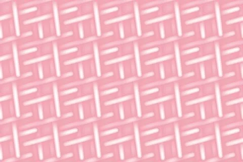 Endless pattern of abstract intertwined luminous element in trendy soft pink Illustrazione stock