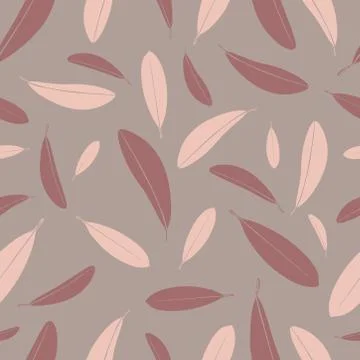 Endless pattern with colorful branches from Hawaii Stock Illustration