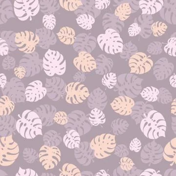 Endless pattern with colorful branches from Hawaii Stock Illustration