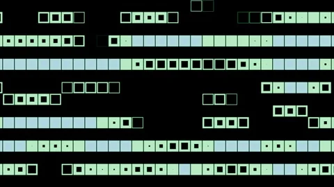 Endless patterns create captivating visual display for vibrant music experiences Stock Footage 293444552