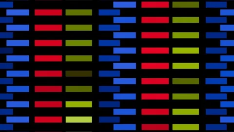 Endless patterns dance across the screen for dynamic music experiences 스톡 동영상 293556520