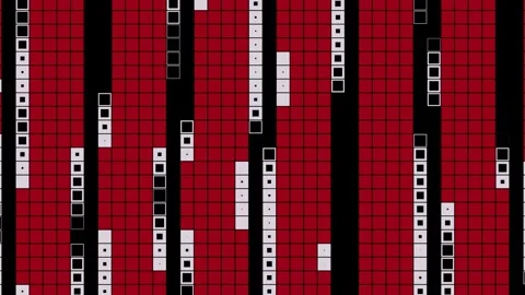 Endless Patterns for Immersive VJ Loop Experience at Concerts Stock Footage 293444486