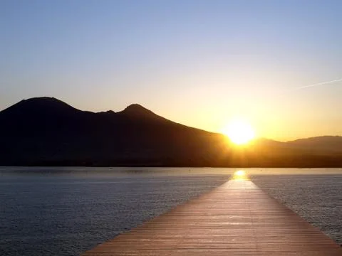 Endless pier Stock Photos