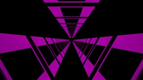 Endless retro style cyber grid tunnel effect graphics illustration background Stock Illustration