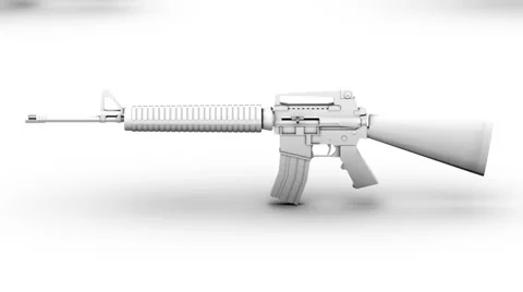 Endless Rifles vertigo effect Stock Footage 31908666