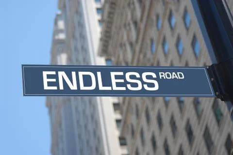 Endless road Stock Photos