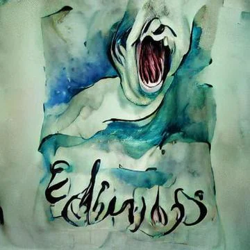 Endless screaming Stock Illustration