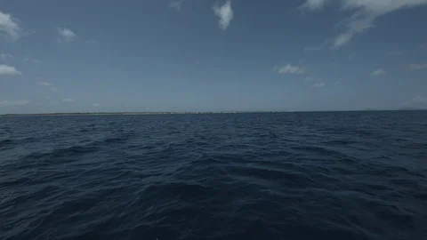 Endless sea horizon Stock Footage 87705736