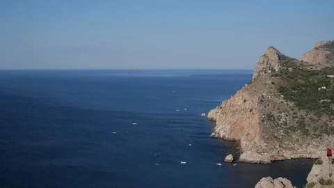 Endless sea horizon Stock Footage 94883555