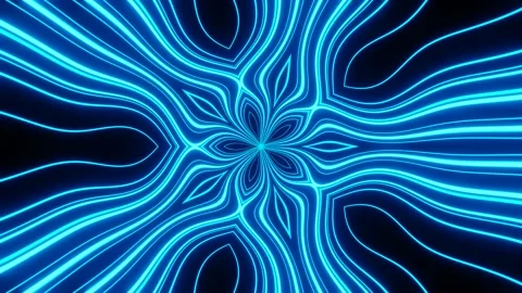 Endless seamless animation, bright emerging flowers. 動画素材 195927687