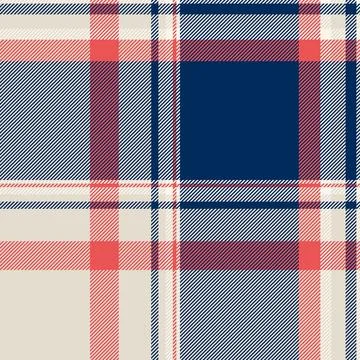 Endless seamless fabric vector, rural pattern background check. New york te.. Stock Illustration