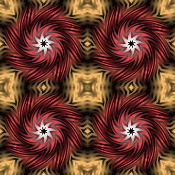Endless seamless repeating ornament Stock Illustration
