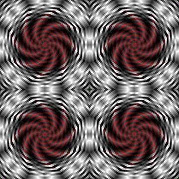 Endless seamless repeating ornament Illustrazione stock