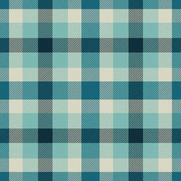 Endless seamless texture vector, girl fabric plaid pattern. Silky check tex.. Stock Illustration