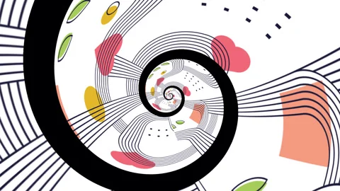 Endless Spiral Hole Stockbeeldmateriaal 313938004