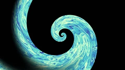 Endless spiral. Seamless loop footage. Stock Footage 112079366