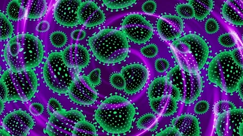 Endless spiral. Seamless loop footage. Stock Footage 128291420