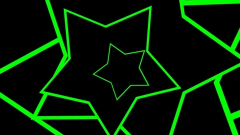 Endless Star Tunnel Animation – Hypnotic Loop Effect Vidéo 309064961