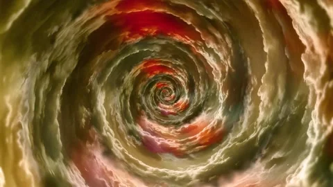 Endless stormy cloud vortex Stock Footage 284692113