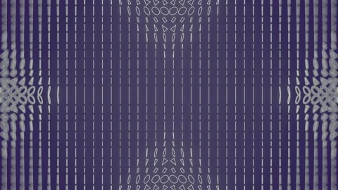 Endless stream animated flat geometric shapes. 3d rendering loop animation 4K Stock Footage 240624394