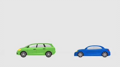 Endless stream of cars. Stock Footage 262639826
