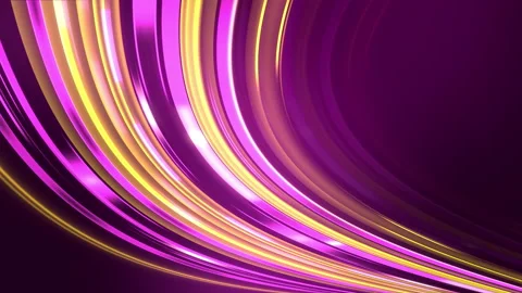 An endless stream of yellow-pink lines of speed Stock Footage 158862734