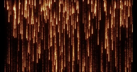 Endless streams of luminous particles continuously fall down 库存影片 333362771