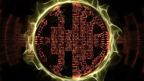 Endless Tech Musical Equalizer Animation Background, Loop Vídeos de archivo 321000531