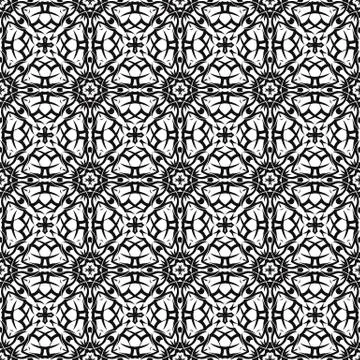 Endless Texture. Oriental Geometric Ornament Stock Illustration