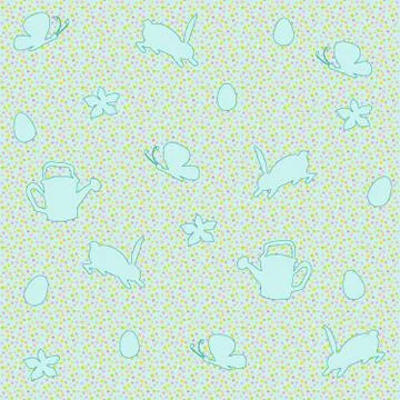 Endless texture for spring design, decoration, greeting cards. Stock Illustration