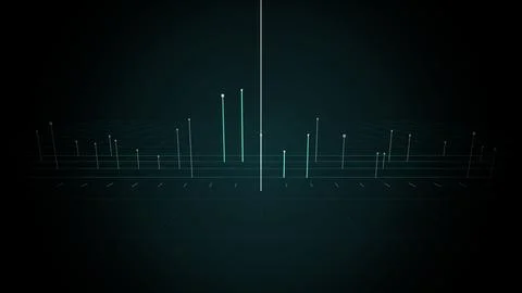 Endless timeline scrolling under a playhead, Glacier, 4K illustration Stock Illustration