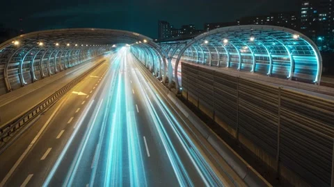 Endless traffic loop Stock Footage 149784245
