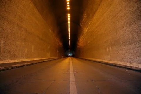 Endless tunnel in Budapest Stock Photos