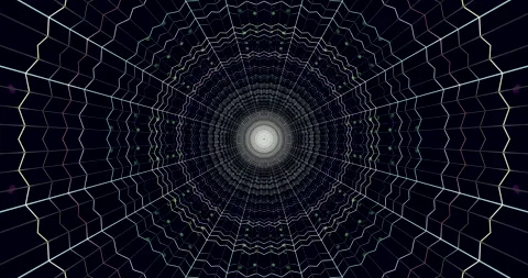 Endless tunnel loop creating a mesmerizing visual experience with Stock Footage 316403073
