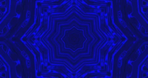 Endless tunnel sequence with vivid blue patterns for immersive visual exper.. Stock Footage 320387211