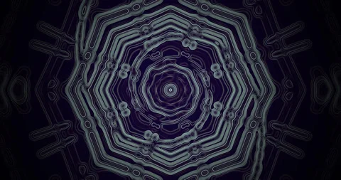 Endless tunnel video loop that creates a mesmerizing visual exper Stock Footage 318177109