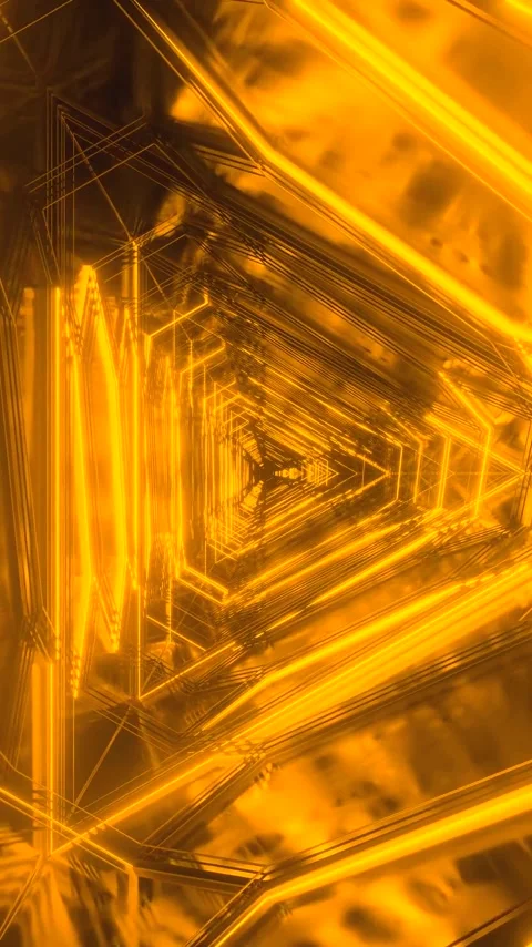Endless tunnel video loop creates immersive visual experience with vibrant .. Stock Footage 321569132