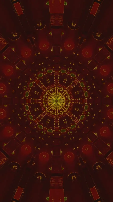 Endless tunnel video loop creates mesmerizing visual experience for screens.. Stock Footage 321569766