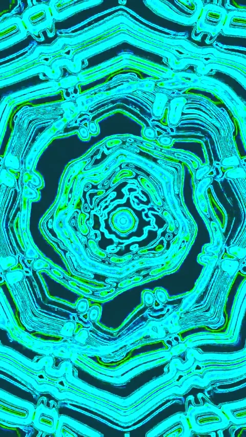 Endless Tunnel VJ Loop Screensaver in Blue shades creating a mesmerizing vi.. Stock Footage 321567419