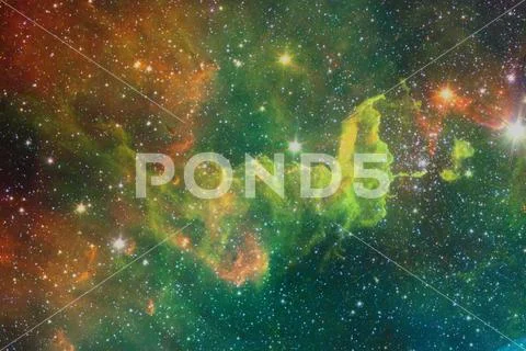 Endless universe. Elements of this image furnished by NASA Stock Illustration