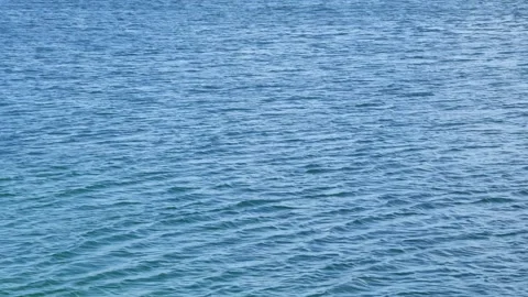 Endless water surface of sea or ocean. Stock Footage 254398133