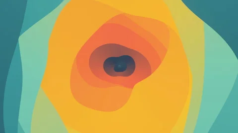 Endless wavy motion in a violet colored tunnel. 3d rendering loop animation 4K Stock Footage 167847168