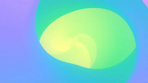 Endless wavy surface in twisted holographic tunnel. 3d rendering loop animation Stock Footage 162756476