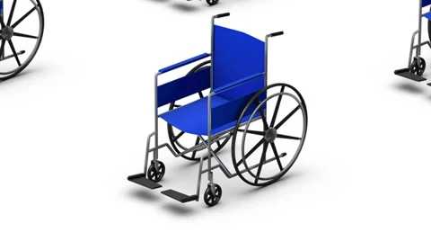  Endless Wheelchairs vertigo effect Stock Footage 39762442