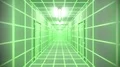 Endless white corridor doors neon tron 80s arcade glow loop wireframe matrix 4K 4k or 4k+ Resolution